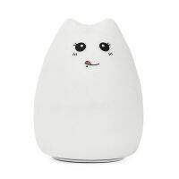 LED night light Portable rechargeable USB baby nightlight with 7 colors Sensitive control pad for bedroom