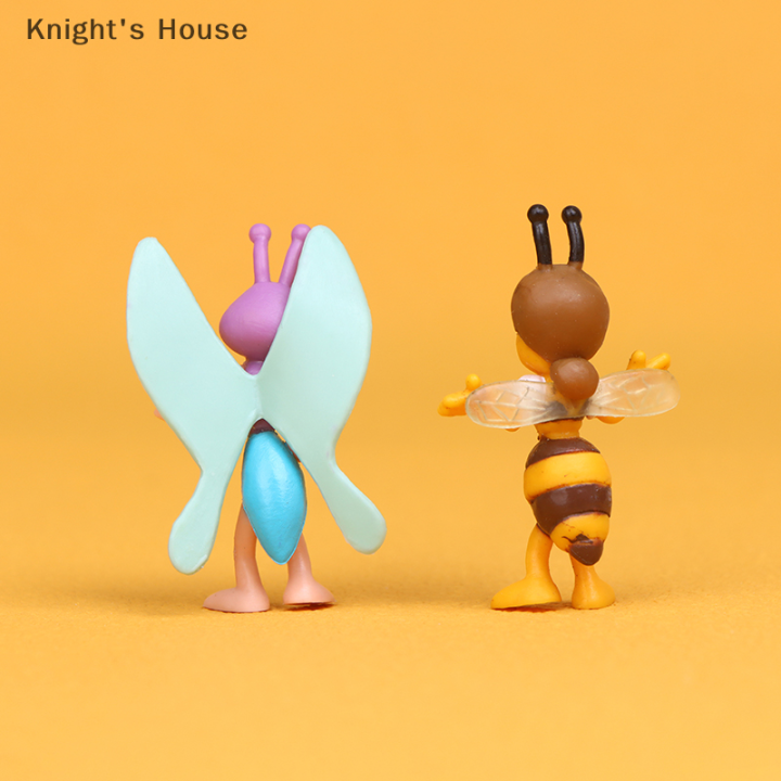 knights-house-maya-the-bee-หุ่นตัวการ์ตูนฟิกเกอร์ตกแต่งเค้กหุ่นฟิกเกอร์สำหรับเป็นของขวัญเด็ก