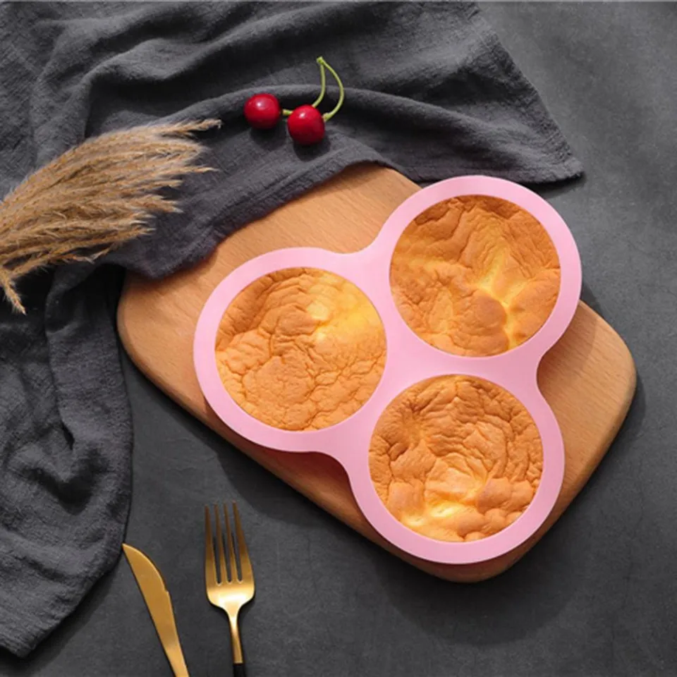 3 PCS Round Silicone Egg Mold Reusable Egg Bites Pan Sous Vide Egg Bite  Maker Air Fryer – parimad tooted e-poes Joom Geek