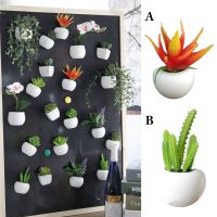 ◘☈ Simulation Flower Succulent Plants Refrigerator Stickers Bonsai Magnetic Potted Plants Refrigerator Decor Accessories Home Decor