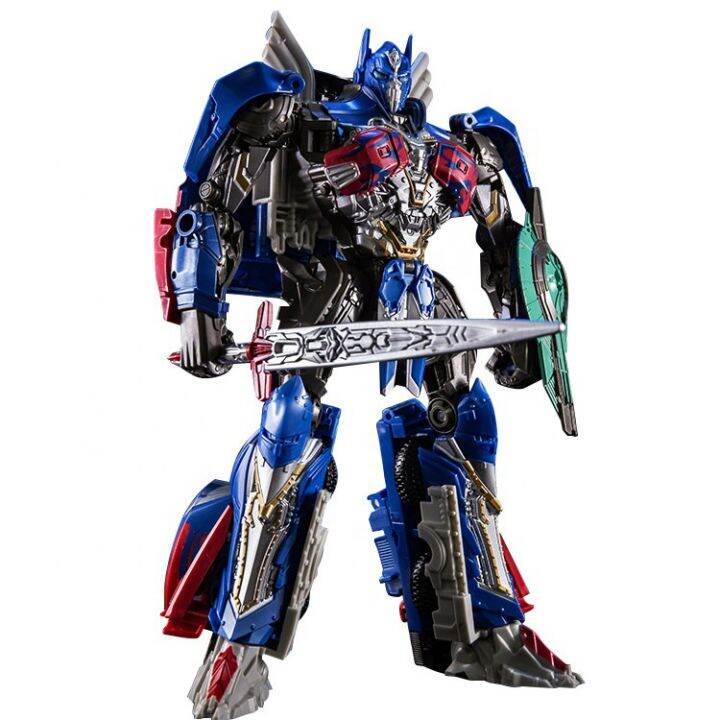 Happy new year gift present Transformer 5 Optimus Prime Megatron ...