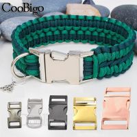 【CW】 2pcs Metal Side Release Paracord Fastener Clasp for Jewelry Making Wristband Wristlet Accessories 10-25mm