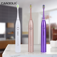 CANDOUR CD-5168แปรงสีฟันไฟฟ้าโซนิค15โหมด USB ชาร์จแปรงสีฟันอัตโนมัติ USB ชาร์จแปรงสีฟันกันน้ำ