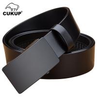 CUKUP 2022 Mens New Cow Leather Luxury Automatic Belt Buckle Mens Dress Belts for Jeans Formal Casual Accessories Men NCK649 Belts