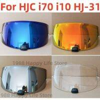 กระบังหน้าหมวกนิรภัยสำหรับ I70 HJC HJ-31 I10หมวกกันน็อคสำหรับรถจักรยานยนต์ป้องกันแดดแว่นตา Cascos Moto Visera Capacetes ชิ้นส่วนอะไหล่จักรยาน