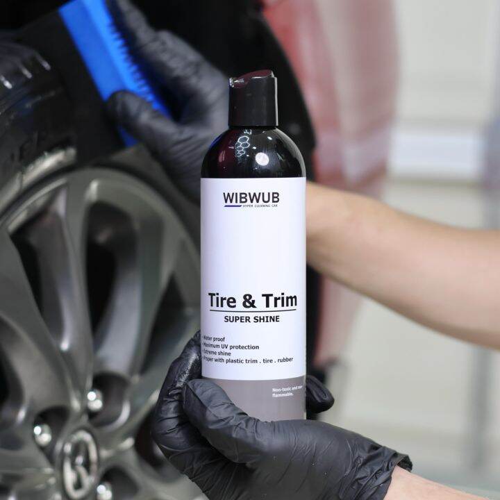 เจลเคลือบและฟื้นฟูพลาสติกและยาง สูตรกันน้ำ (WIBWUB Tire & Trim Gel