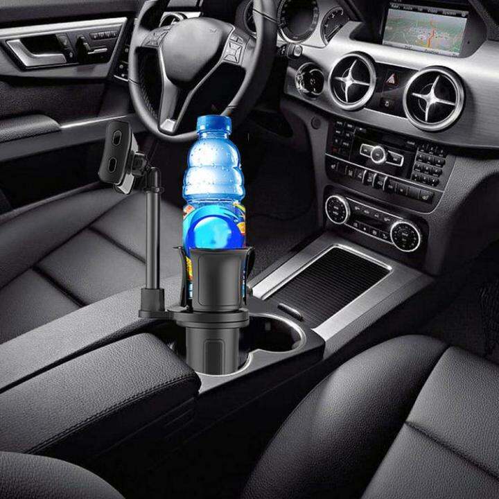 cup-holder-expander-for-car-adjustable-water-bottle-central-control-holder-with-phone-holder-car-interior-organization-cup-holder-for-tablets-mobile-phones-coffee-cups-well-liked