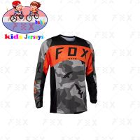 http fox Kids Off Road ATV Racing T-Shirt AM Bicycle Cycling Downhill Jersey Motorcycle Jersey Motocross MTB Camouflage D Boys