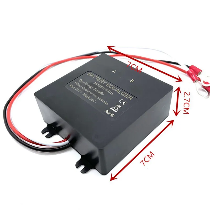 HA12L LED Display Battery Balancer for 24V Battery Balancer 4S Active  Voltage Lead Acid Li-Ion LiFePO4 Battery