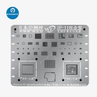 WL BGA Reballing Stencil Kit for 12 11 XS MAX 8 8P 7 7P 6 6S 6P High Precision CPU IC Chip Planting Tin Tool Metal Sheet