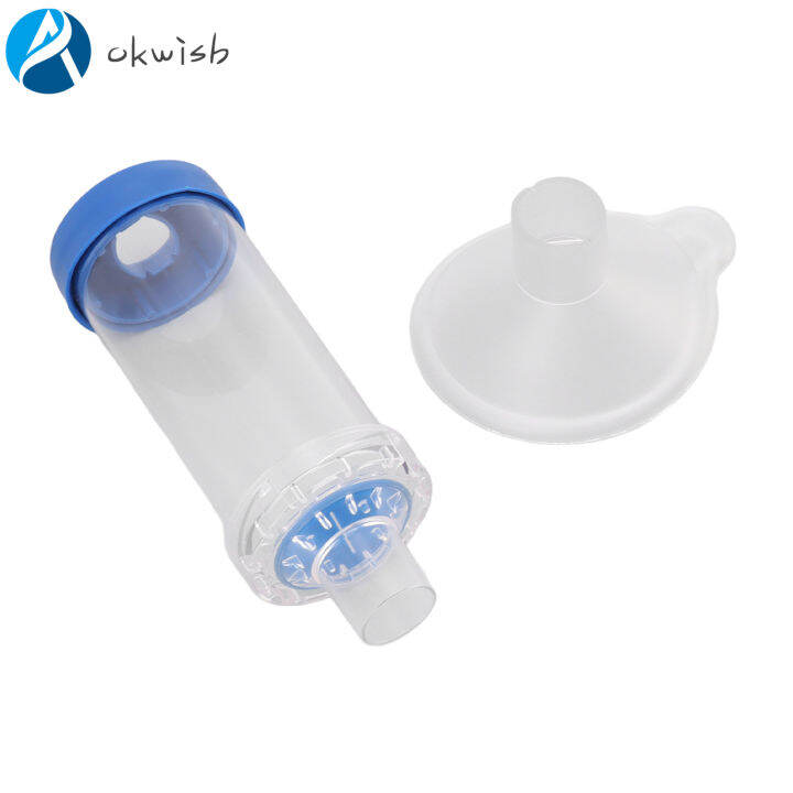 [okwish] Oral Nasal Inhaler Breathing Spacer With Silicone Face Cover ...