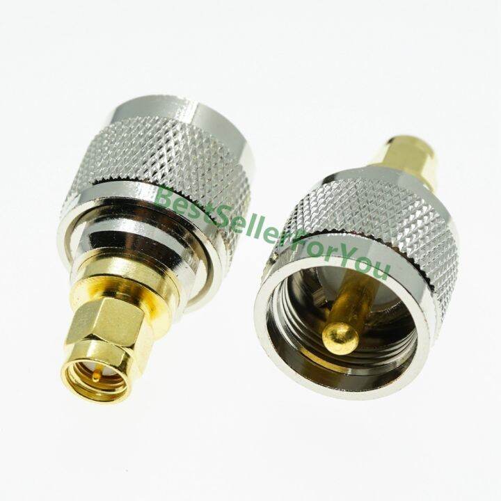 uhf-male-pl259-plug-pl-259-male-to-sma-male-jack-connector-rf-adapter-electrical-connectors