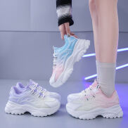 GIÀY NỮ THỂ THAO SNEAKER PHA TRẮNG TÍM TRẮNG HỒNG HỒNG XANH MẪU MỚI 2022