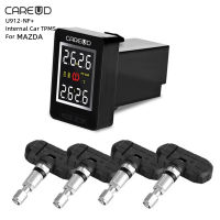 CAREUD TPMS U912-NF ภายในรถยนต์ TPMS การติดตั้งแบบฝังตัว TPMS ระบบตรวจสอบความดันลมยางรถยนต์ Mazda Blind Hole Groove ขนาดความต้องการ 39 * 24 มม. (H * W)