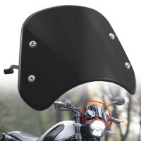 Motorcycle Windshields Windshield Screen Headlight Fairing for Benelli Leoncino 500(Black)