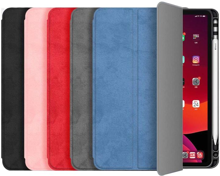 case-สำหรับ-ipad-pro-11-ใหม่-case-2020-รองรับ-apple-pencil-pair-amp-wireless-charging-full-trifold-stand-พร้อม-tpu-soft-edge-auto-sleep-wake