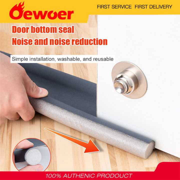 Door Draft Stopper, Draft Stopper for Bottom of Door Dual Draught Excluder  Air Insulator,Adjustable Size,Dust-Proof, Draft-Proof