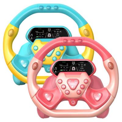 Steering Wheel Toy Kids Electric Early Education Simulation Steering Wheel Toy Multifunctional High Simulation Car Driving Toy With Music And Light Pretend Driving Toy For Boys And Girls big sale