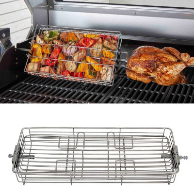 Stainless Steel Grill Grill Kebab Oven Non Stick Grill Cage Fish And Shrimp Air Frying Basket Baking Tool Outdoor Camping Bbq
