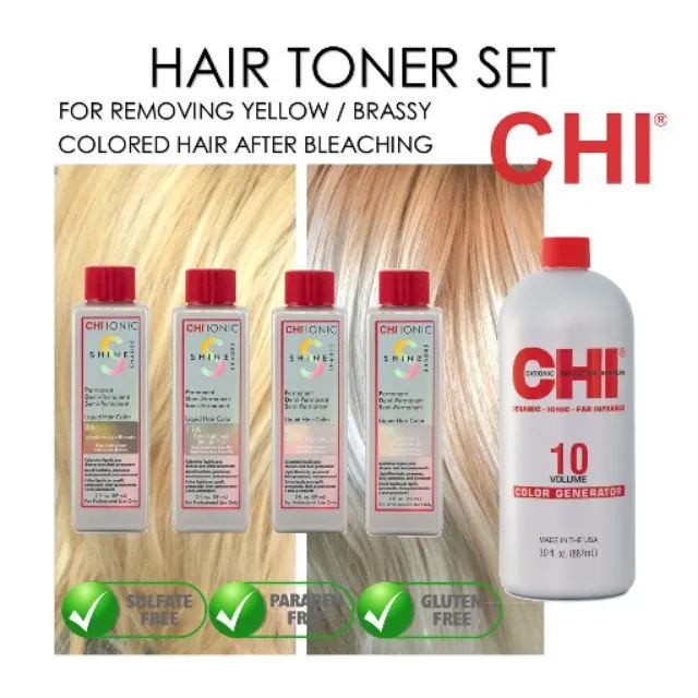 Buy 1 Take 1 CHi Liquid Hair Color Ionic Shine Shades & Hair Toner Vol 10  (Ammonia Free) | Lazada PH