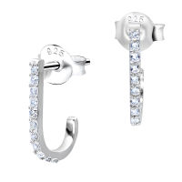 100% PURE 925 SILVER STUD EARRING WITH PEWMIUM STONES STS-3823. PERFECT FOR DAILY WEAR AND GORGEOUS FOR SPECIAL EVENT.