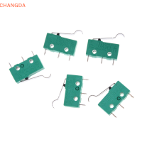 ?【Lowest price】CHANGDA 5pcs KW4-3Z-3 m17no NC Momentary บานพับ Lever LIMIT SWITCH microswitch