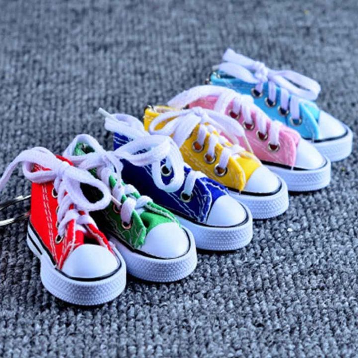 vv-pink-shoes-keyring-gifts-top-canvas-sneaker-tennis-shoe-keychain-new