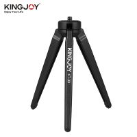 KINGJOY Mini Tripod Stabilizer Aluminium Three-Leg Stand Holder Support Base With Screws For Cameras DSLR Camcorder