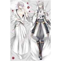 ปลอกหมอนลายการ์ตูนสำหรับผู้ชายขนาด60X180ซม.,หมอนออนไลน์ลายการ์ตูน Touken Ranbu ปลอกหมอน3D ชุดเครื่องนอนสองด้าน