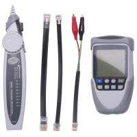 Handheld Multi-Function Network Cable Tester LCD Screen Display Digital Wire Trackers Voltage Polarity POE Test