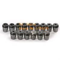 15Pcs ER25 Collet Tool Precision Spring Collet Set ตั้งแต่ 2 มม. ถึง 16 มม. CNC Collet Chuck สำหรับเครื่องมือกลึงมิลลิ่งและแกนหมุน