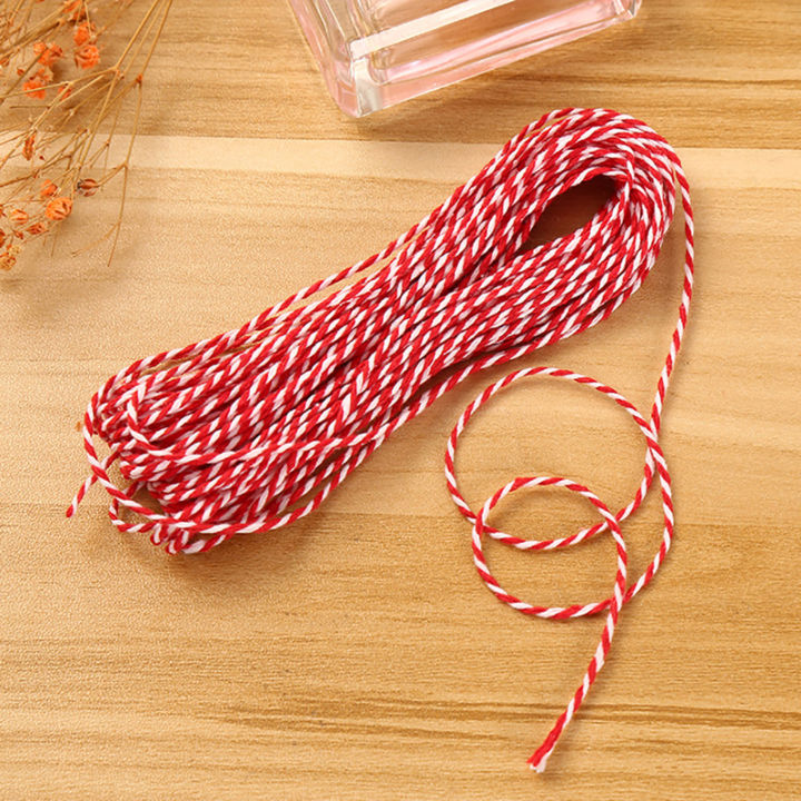 rayua-10m-twine-เชือกฝ้ายเชือกสำหรับตกแต่งบ้าน-handmade-christmas-tag-rope