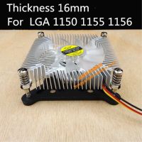 Ultra-thin CPU Fan For LGA1150 LGA1155 LAG1156 CPU Cooler with 70mm silent fan Comptuter CPU Cooling fan  with 3pin Heatsinks