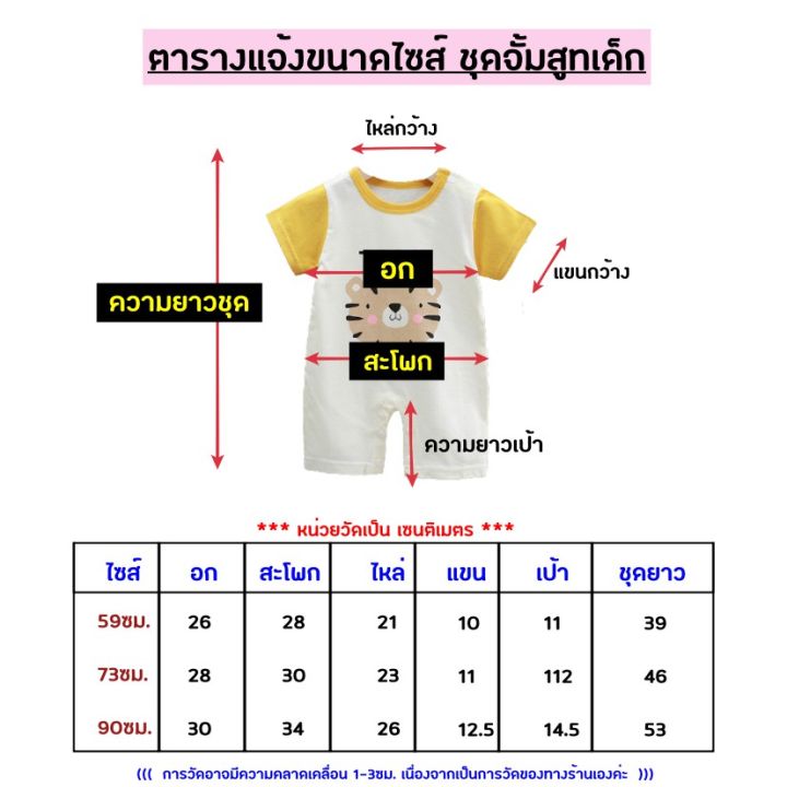 ชุดจั๊มสูทเด็กทารก-ชุดหมีเด็กแรกเกิด-ชุดแฟนซี-ลายการ์ตูนน่ารัก-บอดี้สูทเด็ก-เสื้อผ้าเด็กอ่อน-ชุดน่ารัก-พร้อมส่งในไทย