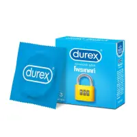 ถุงยางอนามัย Durex Protect " ดูเร็กซ์ โพรเทคท์ " ผิวเรียบ ขนาด 52.5 มม. รุ่นใหม่ " มีสารหล่อลื่นเพิ่มขึ้น "