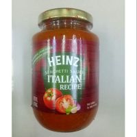 Sale Promotion ลองแล้วจะติดใจ? Heinz Spaghetti Sauce Italian Recipe 450g.  ราคาถูกใจ