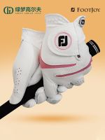 FootJoy ถุงมือถุงมือกอล์ฟสองมือสำหรับผู้หญิงถุงมือ FJ ประสิทธิภาพระดับมืออาชีพสวมใส่สบายทนทาน