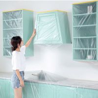 [COD] Household disposable dust-proof film decoration furniture protection plastic cloth bed