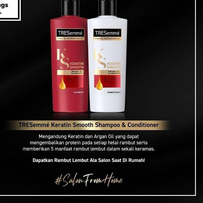 Shampoo Tresemme 170ml 70ml Scalp Care Hair Fall Control Keratin