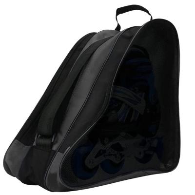 Ice Skating Bag Unisex Ice Skate Bag with Adjustable Shoulder Strap Breathable Skating Shoes Storage Bag with Three Layer Capacity Pockets As Roller Skate Accessories there