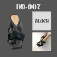 DARYNE: DD-007 รองเท้าแตะแบบสวม สายไขว้กากบาท