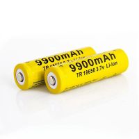 18650แบตเตอรี่ลิเธียมชาร์จได้3.7V 9900MAh 18650แบรนด์4ชิ้น + ที่ชาร์จ18650อัจฉริยะ1ชิ้น