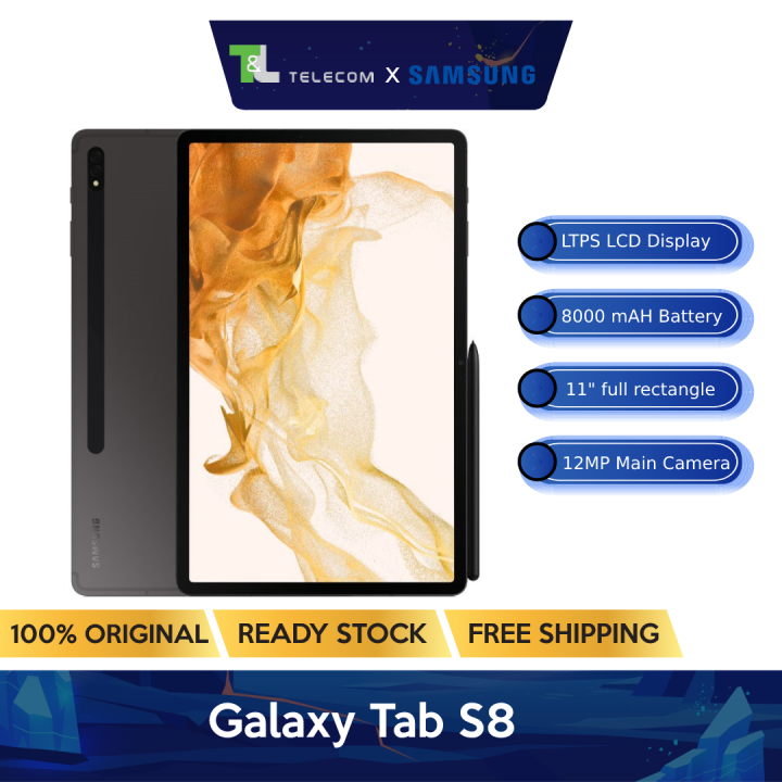 Samsung Galaxy Tab S8 X700 8GB + 256GB (Wifi Version) 11 inch Display