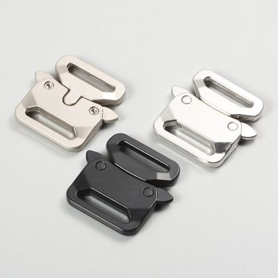 2/5pcs ID20/25mm Metal Automatic Release Buckles Belt Adjustment Buckle DIY Multifunctional Outdoor Strap Band Snap Hook Clip Cable Management