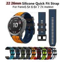 Colors Watchband Silicone Fenix5 6 6Pro 7 7X Wristband 5X 6X Instinct1 2