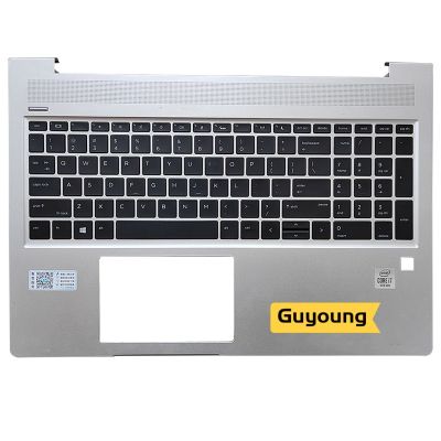 Yjx ทัชแพดคีย์บอร์ดภาษาอังกฤษ US สําหรับ HP ProBook 450 G6 G7 455 G6 G7 455R G6 G7 backlit SP