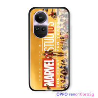 Serpens For OPPO Reno10 Pro 5G คลาสสิกเคสโทรศัพท์ Marvl สำหรับเด็กผู้ชายสตูดิโอโลโก้สิบปีแรกเคสมันวาวกระจกเทมเปอร์ฝาหลังปลอก