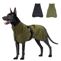 Large Dogs Clothes Winter Dog Jacket Warm Vest Coat For Big Medium Pet High Collar Clothing Reflective Autumn Spring Doberman