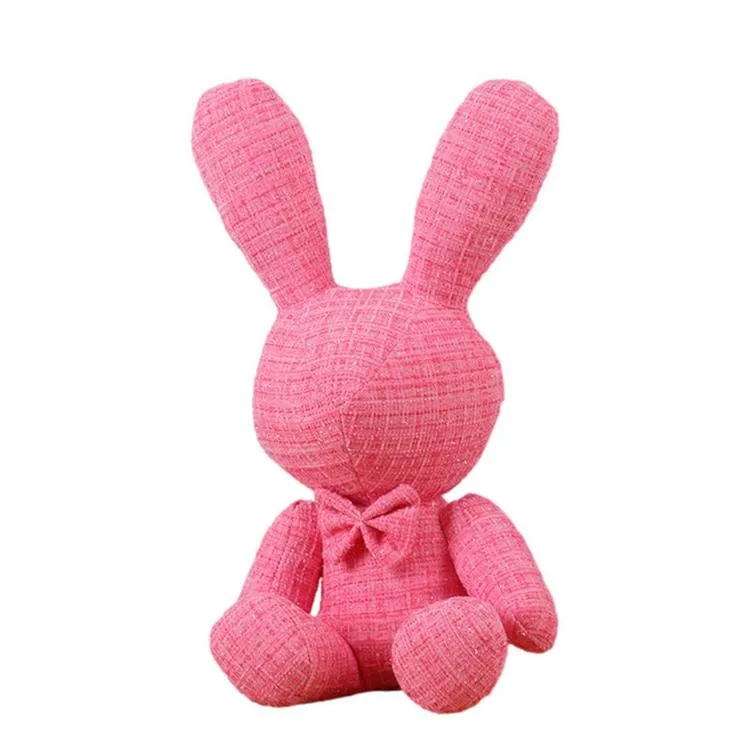 Rabbit Stuffed Animals Bunny Ornament Plush Bunny Rabbit Doll Rabbit  Stuffed Animal Huggable Rabbit Easter Decorations For GirlsRoom sweet |  