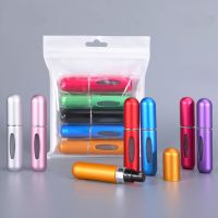 ◆✤ 1/5pcs 5ml Mini Portable Bottom-Filling Pump Perfume Bottle Sample Perfume Refillable Spray Bottle Empty Cosmetic Containers Set